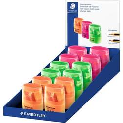 Staedtler Blyantspidser Dobbelt Neon Farver Ass