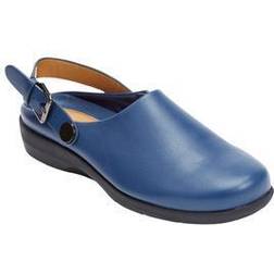 Extra Wide Width Women's The Indigo Convertible Mule by Comfortview in (Size WW)