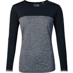 Berghaus Camiseta interior Voyager Tech Manga Larga Gris Oscuro Mujer - Grey