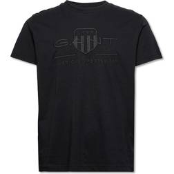 Gant Maglietta Tonal Shield T-shirt - Noir