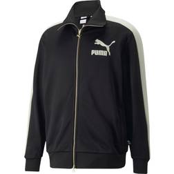 Puma Felpa Con Cappuccio A Zip Intera Tracktop - Black