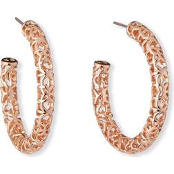 Kendra Scott Maggie Small Hoop Earrings - Rose Gold