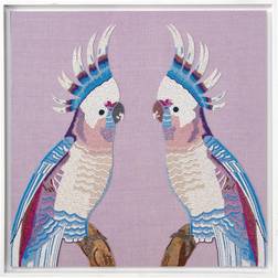 Jonathan Adler Parrots Beaded Wall Decor 91.4x91.4cm