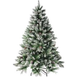 Northlight Flocked Angel Pine Artificial Christmas Tree 213.4cm