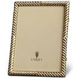 L'Objet Gold Deco Twist Frame 4 x 6 Photo Frame