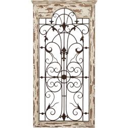 Bayden Hill 9th & Pike(R) Rustin Ornamental Metal White Wall Decor