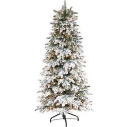 Nearly Natural 6ft. Pre-Lit North Carolina Fir Artificial Christmas Tree 72"