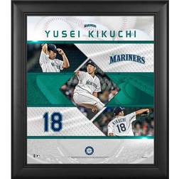 Fanatics Seattle Mariners Yusei Kikuchi Stitched Stars Collage Photo Frame