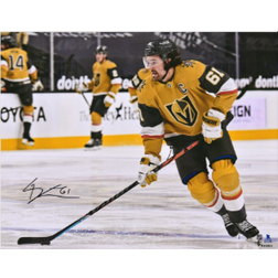 Fanatics Vegas Golden Knights Mark Stone Autographed 16" x 20" Gold Jersey Skating Photograph