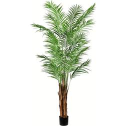 Vickerman Green Potted Areca Palm with 739 Leaves Christmas Tree