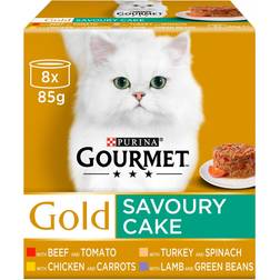 Gourmet Gold Savoury Cake Meat 8X85g