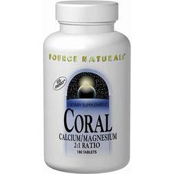 Source Naturals Coral Calcium Magnesium 180 Tablets