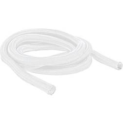 DeLock Braided Sleeving self-closing Flettet hylster 2 m hvid