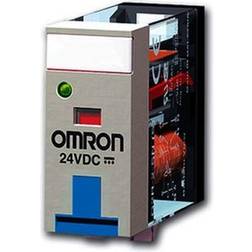 Omron Relæ, plug-in, 5-pin, SPDT, 10A, mech & LED-indikatorer, label facilitet G2R-1-SN 24DC(S)