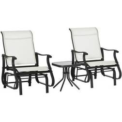 OutSunny Outdoor Gliders Set Bistro Set