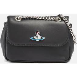 Vivienne Westwood Small Nappa Leather Shoulder Bag - Black