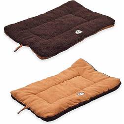 Petlife Reversible Medium Bed Mat In Brown Cocoa Cocoa