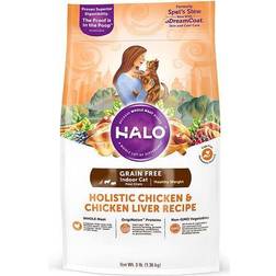 Halo Pets Grain Free Natural Dry Cat Food Chicken Recipe-