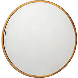Round Antique Gold Wall Mirror