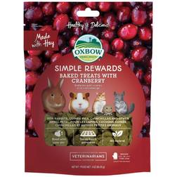 Oxbow Simple Rewards Baked Treats with Cranberry