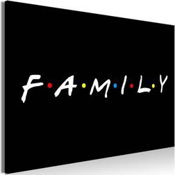 Tiptophomedecor Stretched Canvas Still Life Family Wide Framed Art