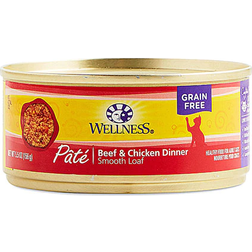 Wellness Canned Cat Food Grain Free Beef and Chicken