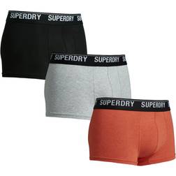 Superdry Men's Hipster aus Bio-Baumwolle im 3er-Pack - Schwarz