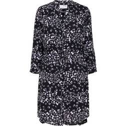 Selected FEMME Damina 7/8 AOP Dress AOP:AOP