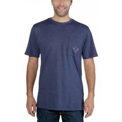 Carhartt Maddock Strong Graphic Pocket T-Shirt, blue