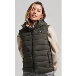 Superdry Women's Hooded Classic Padded Gilet