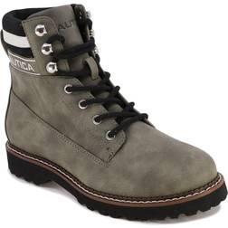 Nautica Lug Sole Hiking Boot in Olive OLIVE