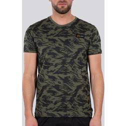 Alpha Industries Tactical Camo Brushstroke T-shirt - Green