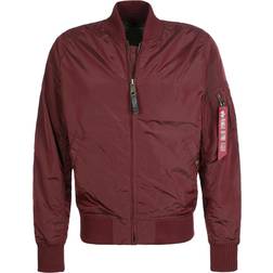 Alpha Industries Bomber MA-1 TT - Graphite/Rosso