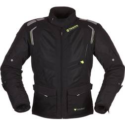 Modeka Breeze Textile Jacket Long, black-yellow