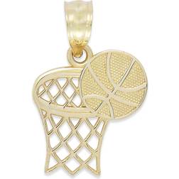 Macy's Basketball and Hoop Charm - Gold