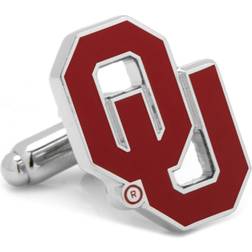 Cufflinks Oklahoma Sooners Silvertone Team Logo