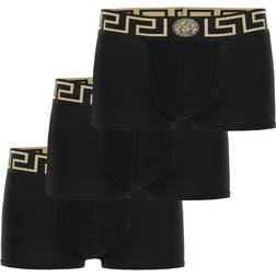 Versace Greca Border Boxers 3-pack - Black