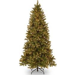 National Tree Company 7.5 ft. Feel-Real Downswept Douglas Slim Fir Hinged Christmas Tree 90"