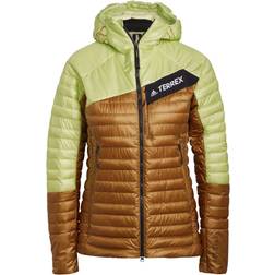 adidas Techrock Year-Round Down Hooded jakke Mesa Pulse Lime