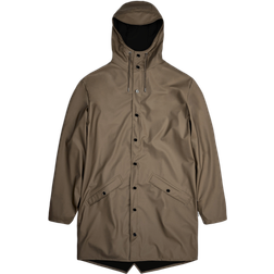 Rains Long Jacket Unisex - Wood