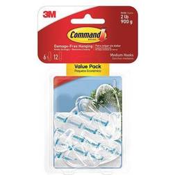 3M Medium Clear Picture Hook 18pcs
