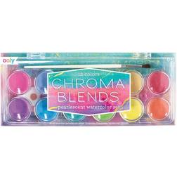 ooly vandfarver med perlemorseffekt Chroma Blends Watercolors Pearlescent