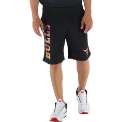 New Era NBA Chicago Bulls Colour Shorts - Nero/Rosso