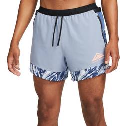 NIKE Dri-FIT Flex Stride 5" Brief-Lined Trail Running Shorts Men - Blue