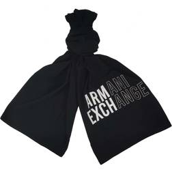 Armani Exchange Scarf - Blue/Hvid