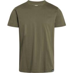 Mads Nørgaard Organic Thor Tee 501 Army Male White