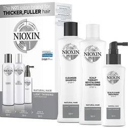 Nioxin System 1 Kit 150 ml Shampoo + 150 ML Balsamo + 50 ML Trattamento Specifico