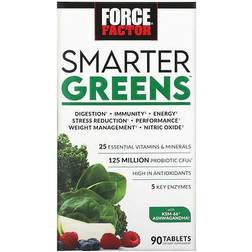 Force Factor Smarter Greens, 90 Tablets