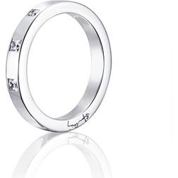 Efva Attling High & I Love You On Top Thin Ring