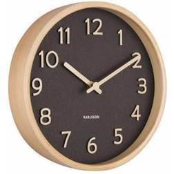 Karlsson Pure Small Table Grain Wall Clock 18cm